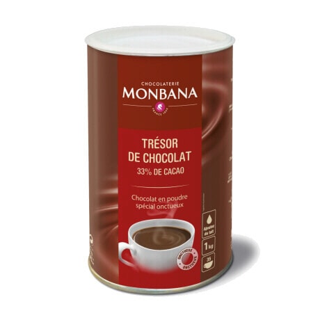 Monbana Trèsor kuum šokolaad 1kg